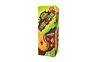 Lotus® Dinosaurus gevuld met chocolade 4x2st.